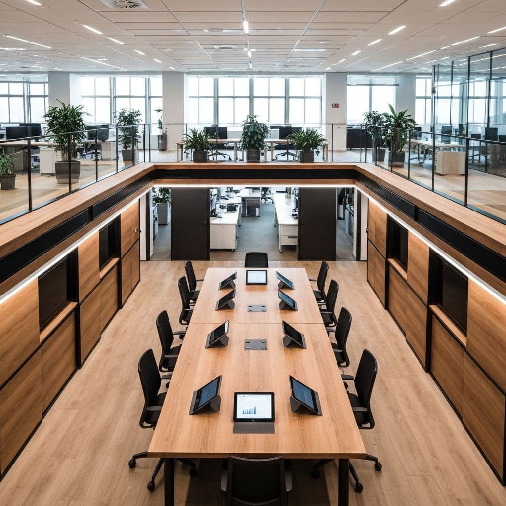 Modern collaborative workspace at INNOS